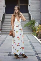 Floral long dress