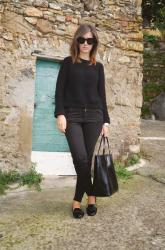 WORKING GIRL OUTFIT: TOTAL BLACK