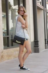 Beverly Hills in Polka Dots and Shorts