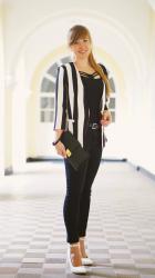 Striped blazer