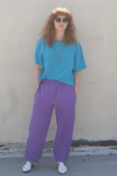 Blue and Purple
