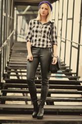 For my theme song, my leather black pants on