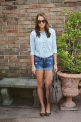 October Remix: Chambray Shirt {1}