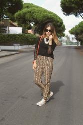 Snake and lace