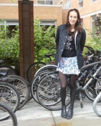 Quilts and bikes - OOTD
