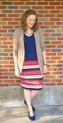 A Striped Skirt
