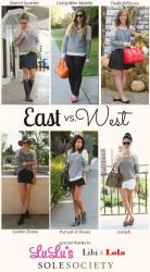 East vs. West Style: Chunky Knits