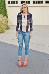 just a jacket & jeans