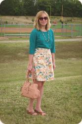 OOTDs: Floral Skirts, Stripes, Sequins, and Some Lace.