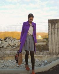plaid skirt in outfit