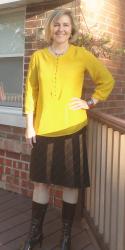 Autumn Mustard Blouse