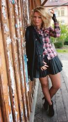 Grunge look + new hair cut