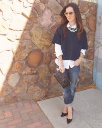 J.Crew Bonded Sweater, BaubleBar & Our World Boutique