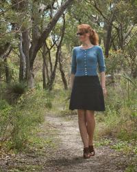 Audrey in Unst, in Blue