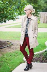 Best Of Friday Style Link Up {Trench Coats + Burgundy Edition}