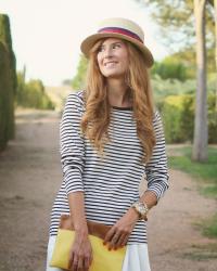 CAMISETA DE RAYAS + CANOTIER