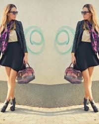Black & Purple