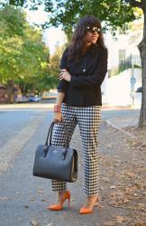 Gingham Plaid Pants 