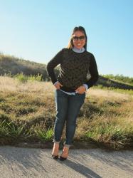 Loft Floral Scroll Print Sweater Review