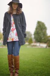 What I Wore ❘❘ Tunic + Skinny Jeans + Boots