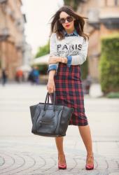 How to wear... tartan