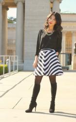 Etsy Shop + Chevron Skirt