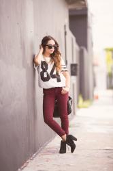 RED LEOPARD JEANS....