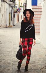 TENDENCIA TARTÁN: COMO COMBINAR UN PANTALÓN DE CUADROS 