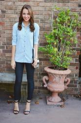 October Remix: Chambray Shirt {3 + recap}