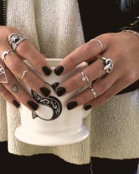 Currently Loving: Silver Rings 