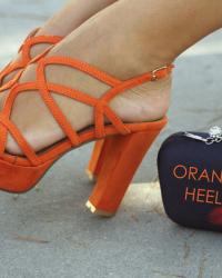 Orange heels