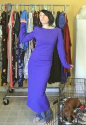 Midnight at the Mountain Oasis:  A Dress to Top ReFashion!