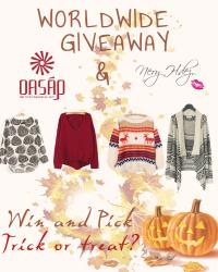 SNB and OASAP Worldwide Giveaway