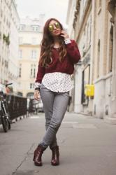 La chemise à pois
