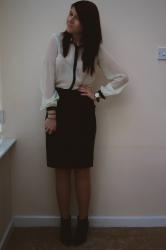 Leather Pencil Skirt Mark I