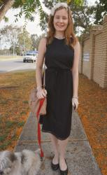 Melbourne Cup Lace Dress, Floral Headband, Miu Miu Bag | Printed Top, Skinny Jeans, Balenciaga City