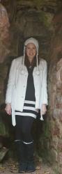 PINNED IT AND DID IT: Black and white stripe skirt 