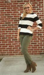 bold stripes & loose pants