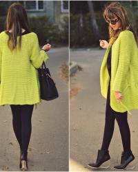 Green Cardigan