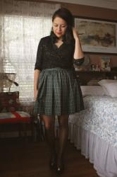 Sunday Best: Tartan Taffeta Skirt