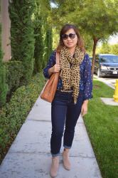 Double Polka Dots + A Hint of Leopard