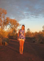 Sunset in Ayers Rock