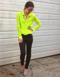 Neon + Coated Skinnies