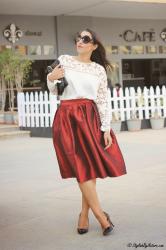 Fall Fashion trend Ladylike Full Skirt