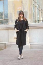 the perfect black coat & thoughts about black