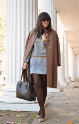 Earth Tones and Animal Print Dress