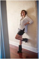 top: Fresh Produce skirt: T.J. Maxx ring/jewelry: Vintage/old...