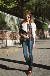 tartan y mocasines