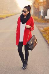red coat + giveaway results