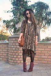 TUESDAY TREND / OUTFIT :: Tribal Prints and Spotted Dots